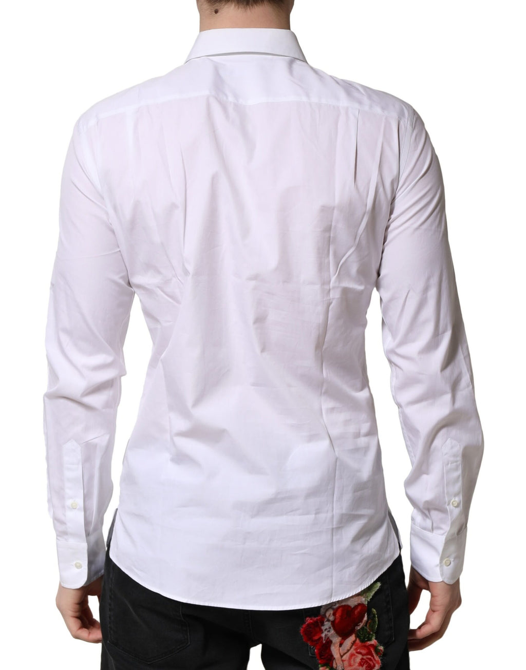 Dolce & Gabbana White Dress Shirt for Men side view