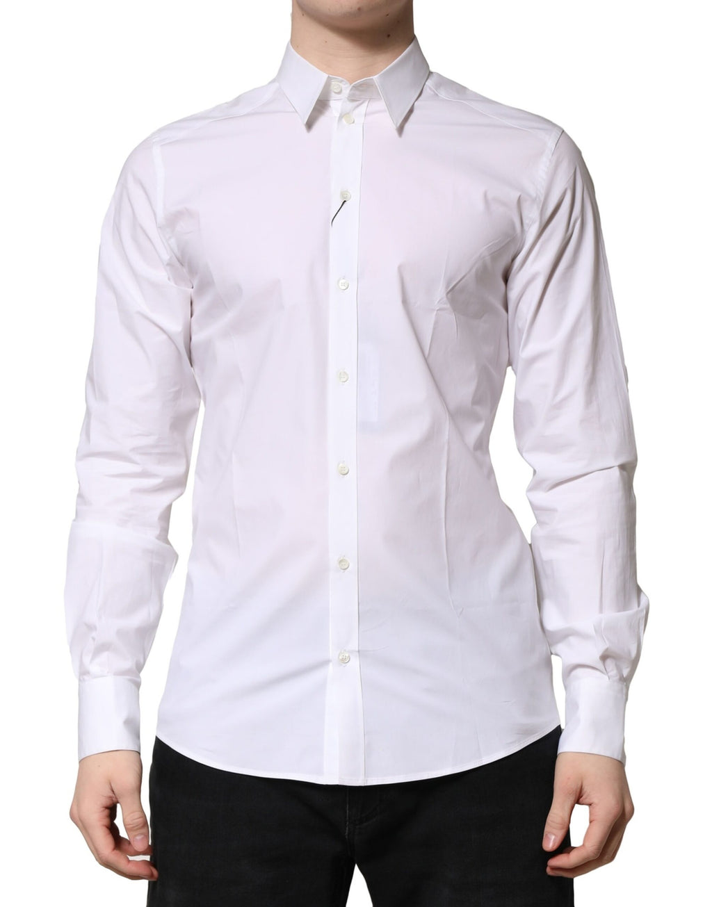 Dolce & Gabbana White Dress Shirt for Men