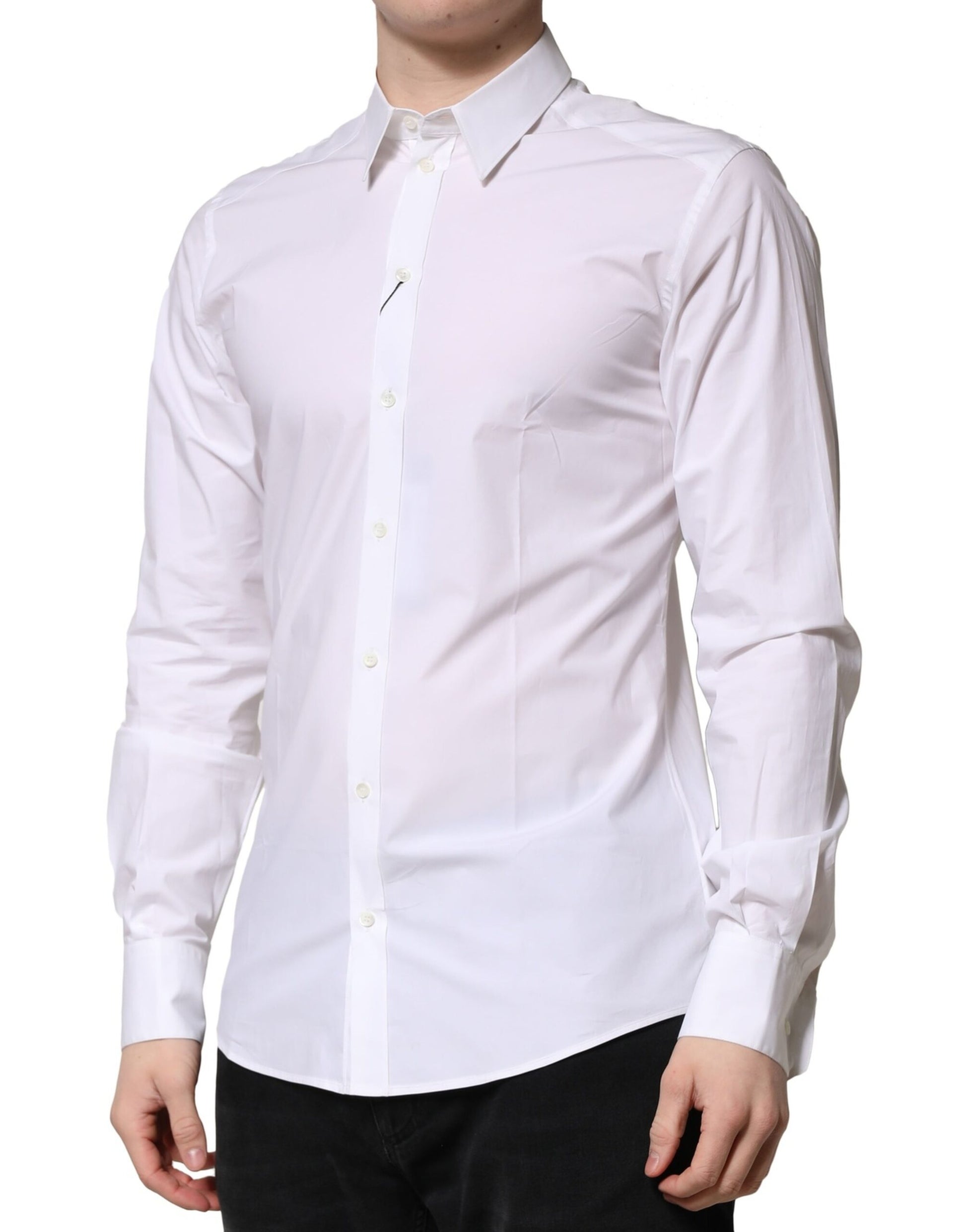 Dolce & Gabbana White Dress Shirt for Men detail view