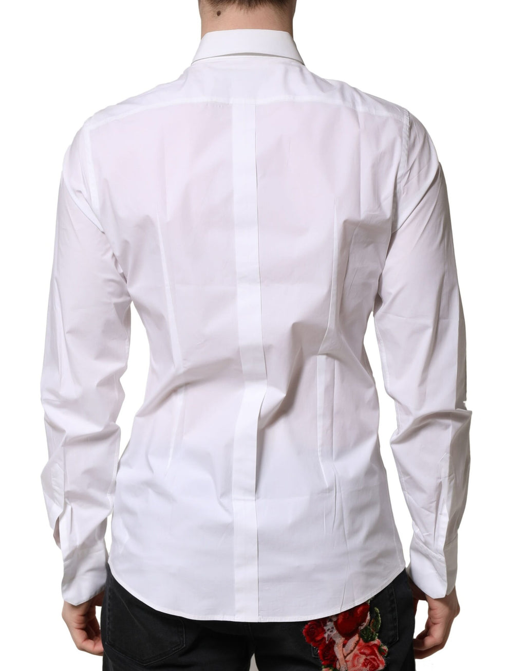 Dolce & Gabbana White Dress Shirt for Men side view
