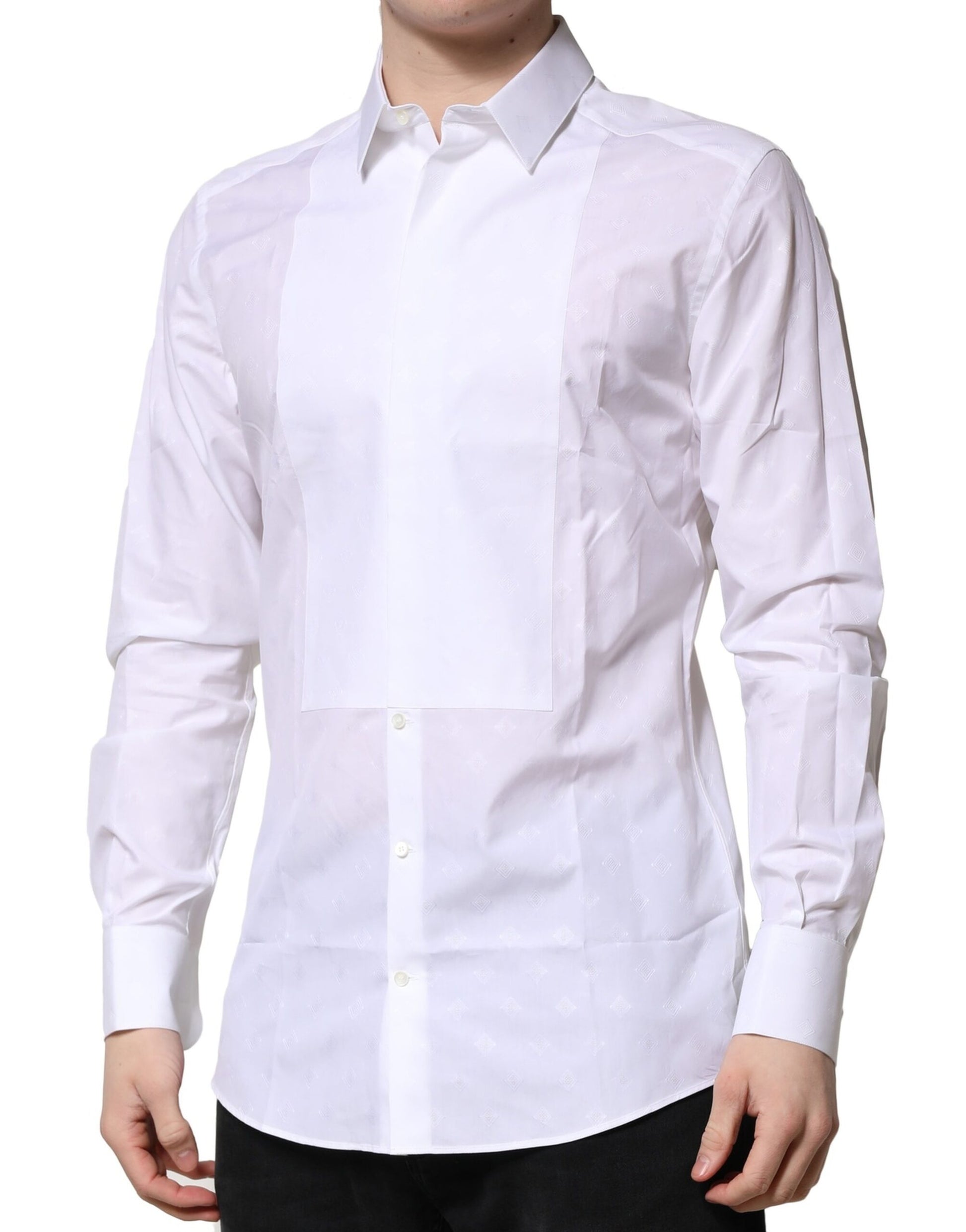 Dolce & Gabbana White Dress Shirt for Men detail view
