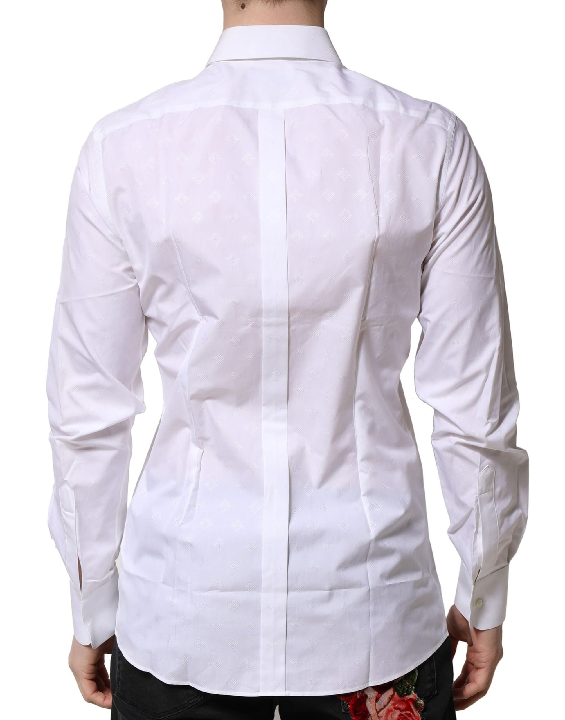 Dolce & Gabbana White Dress Shirt for Men side view