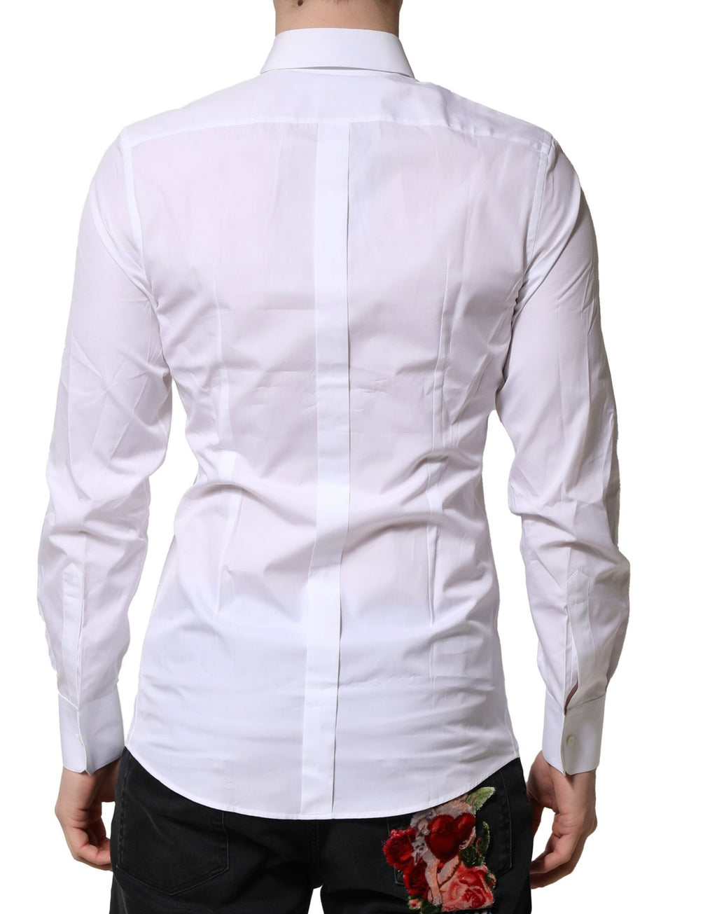 Dolce & Gabbana White Dress Shirt for Men side view