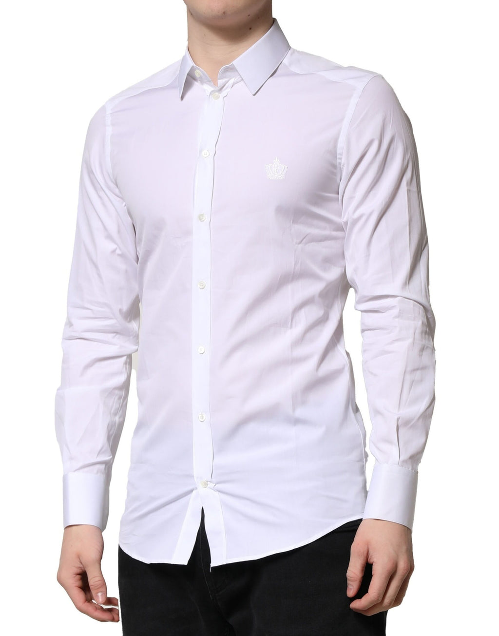 Dolce & Gabbana White Dress Shirt for Men detail view