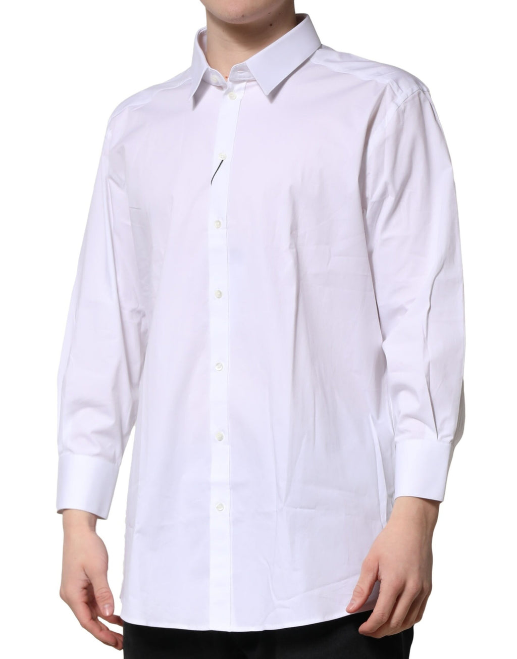 Dolce & Gabbana White Dress Shirt for Men detail view