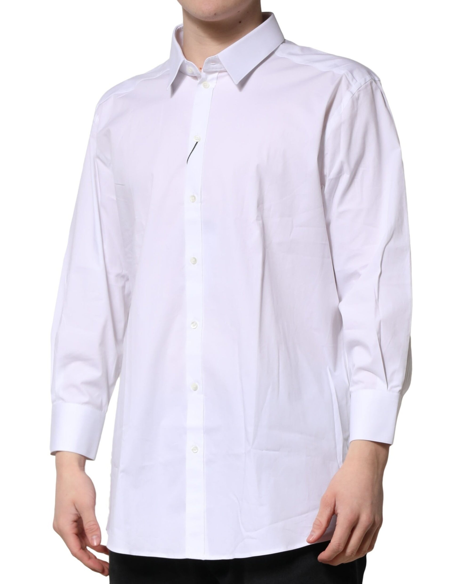 Dolce & Gabbana White Dress Shirt for Men detail view