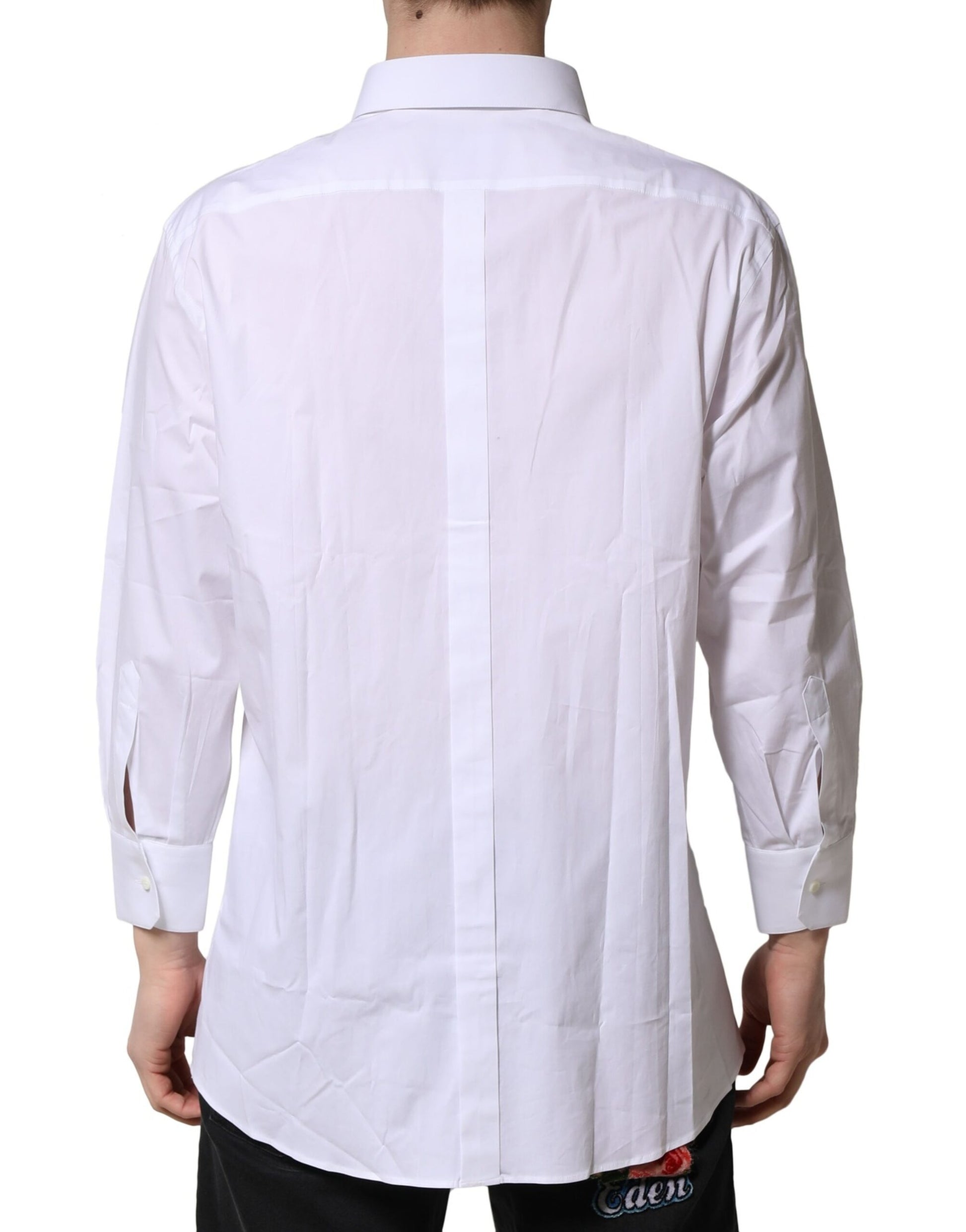 Dolce & Gabbana White Dress Shirt for Men side view