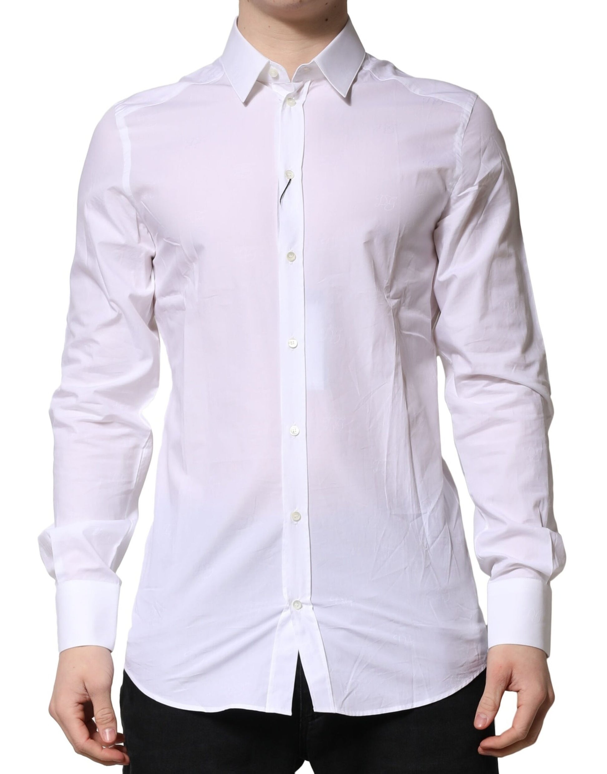 Dolce & Gabbana White Dress Shirt for Men