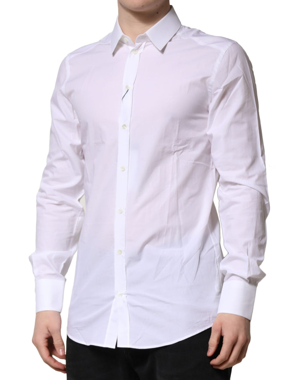 Dolce & Gabbana White Dress Shirt for Men detail view