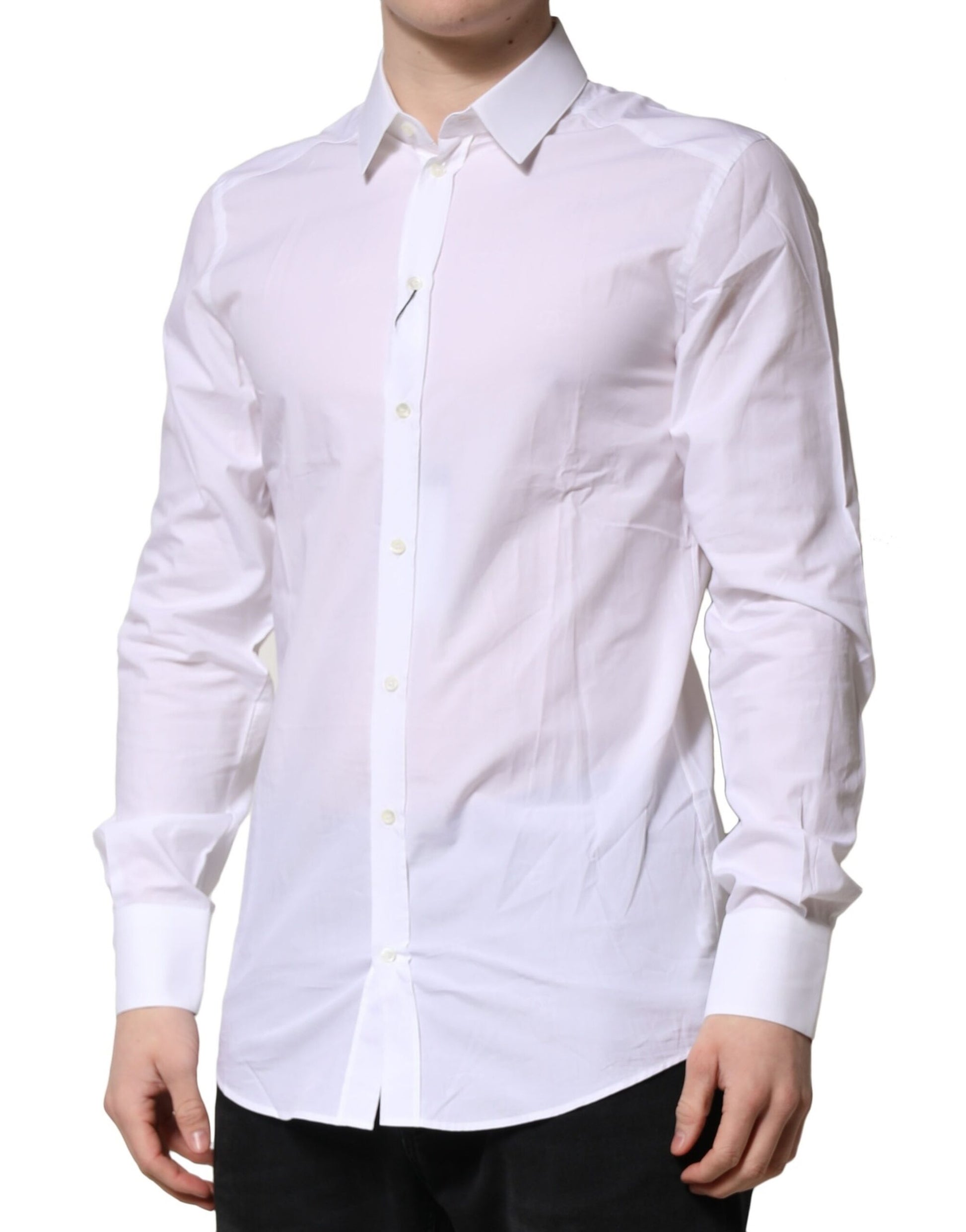 Dolce & Gabbana White Dress Shirt for Men detail view