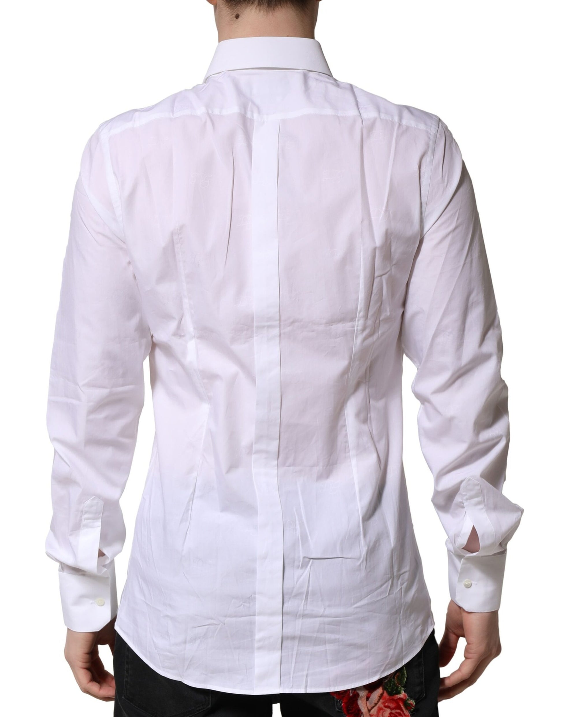 Dolce & Gabbana White Dress Shirt for Men side view