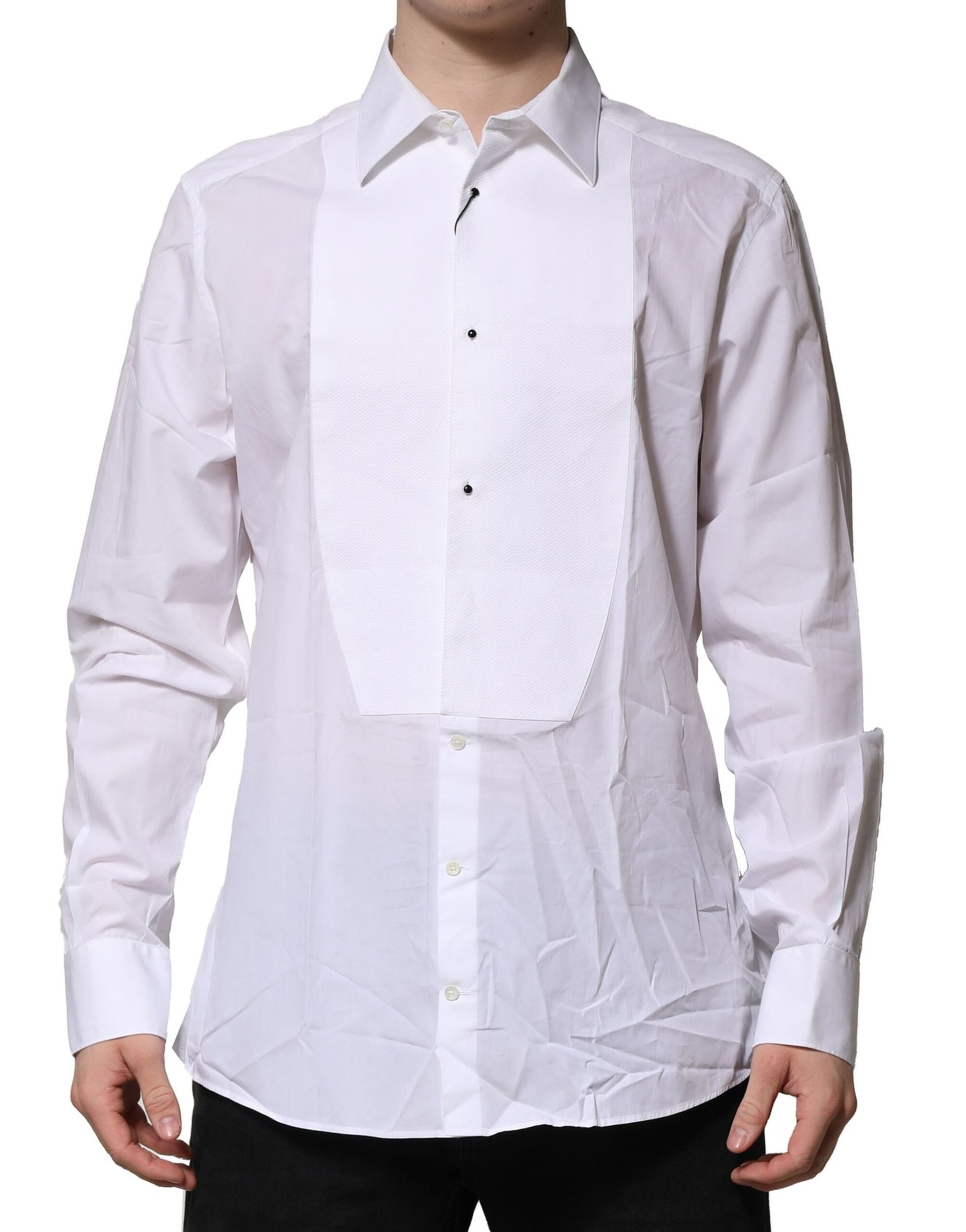 Dolce & Gabbana White Dress Shirt for Men