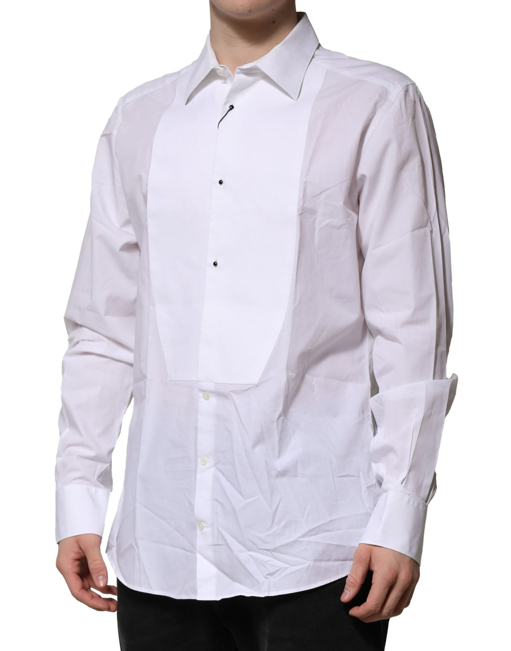 Dolce & Gabbana White Dress Shirt for Men detail view