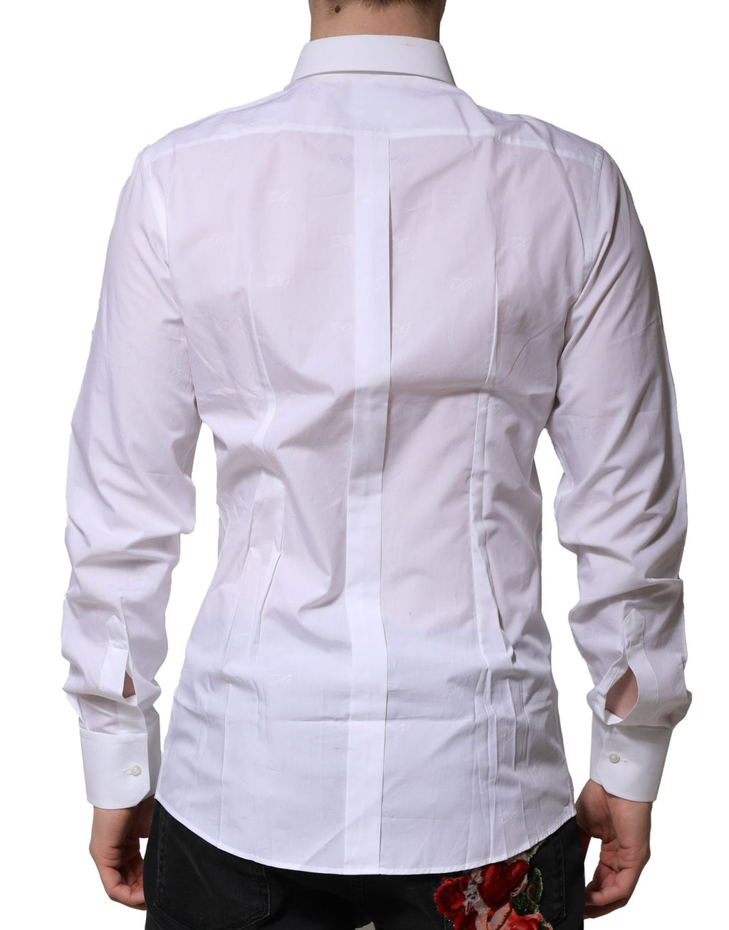 Dolce & Gabbana White Dress Shirt for Men side view