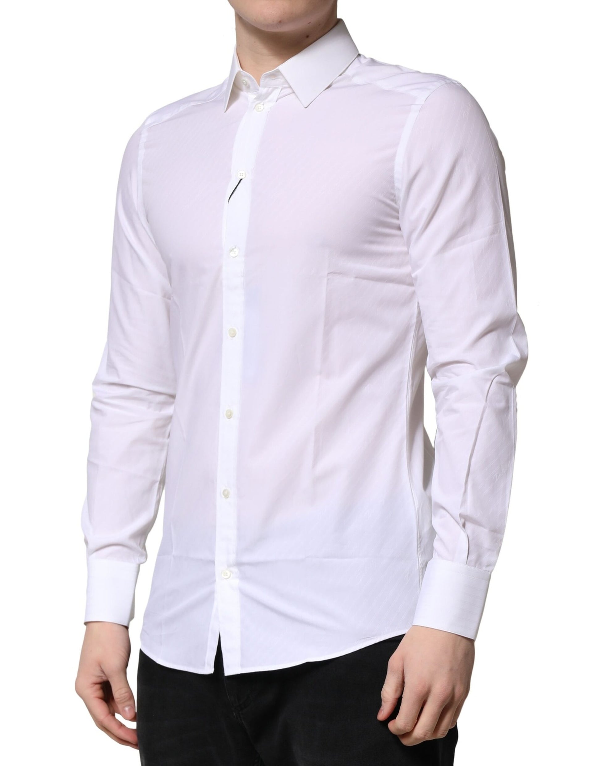 Dolce & Gabbana White Dress Shirt for Men detail view