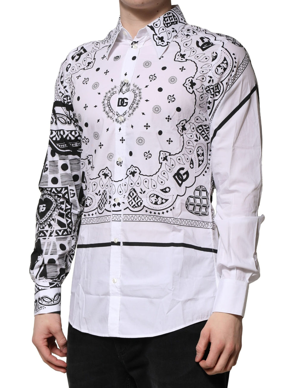 Dolce & Gabbana White Shirt for Men detail view