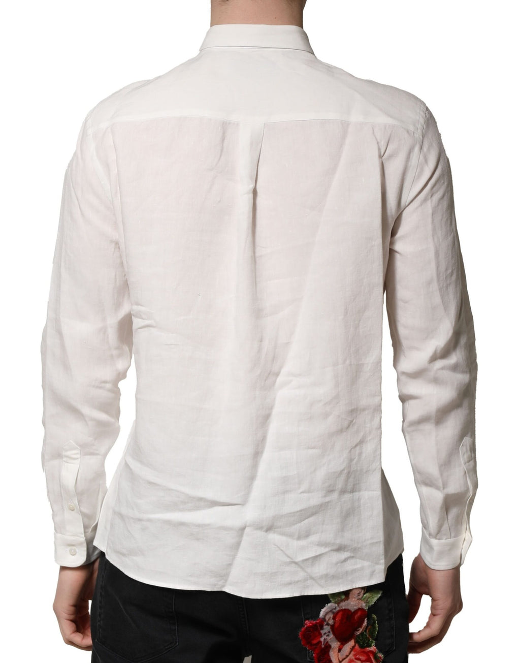 Dolce & Gabbana White Dress Shirt for Men side view