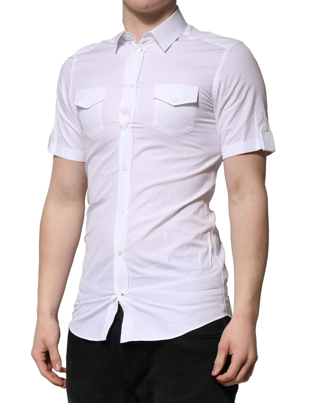 Dolce & Gabbana White Shortsleeve for Men detail view