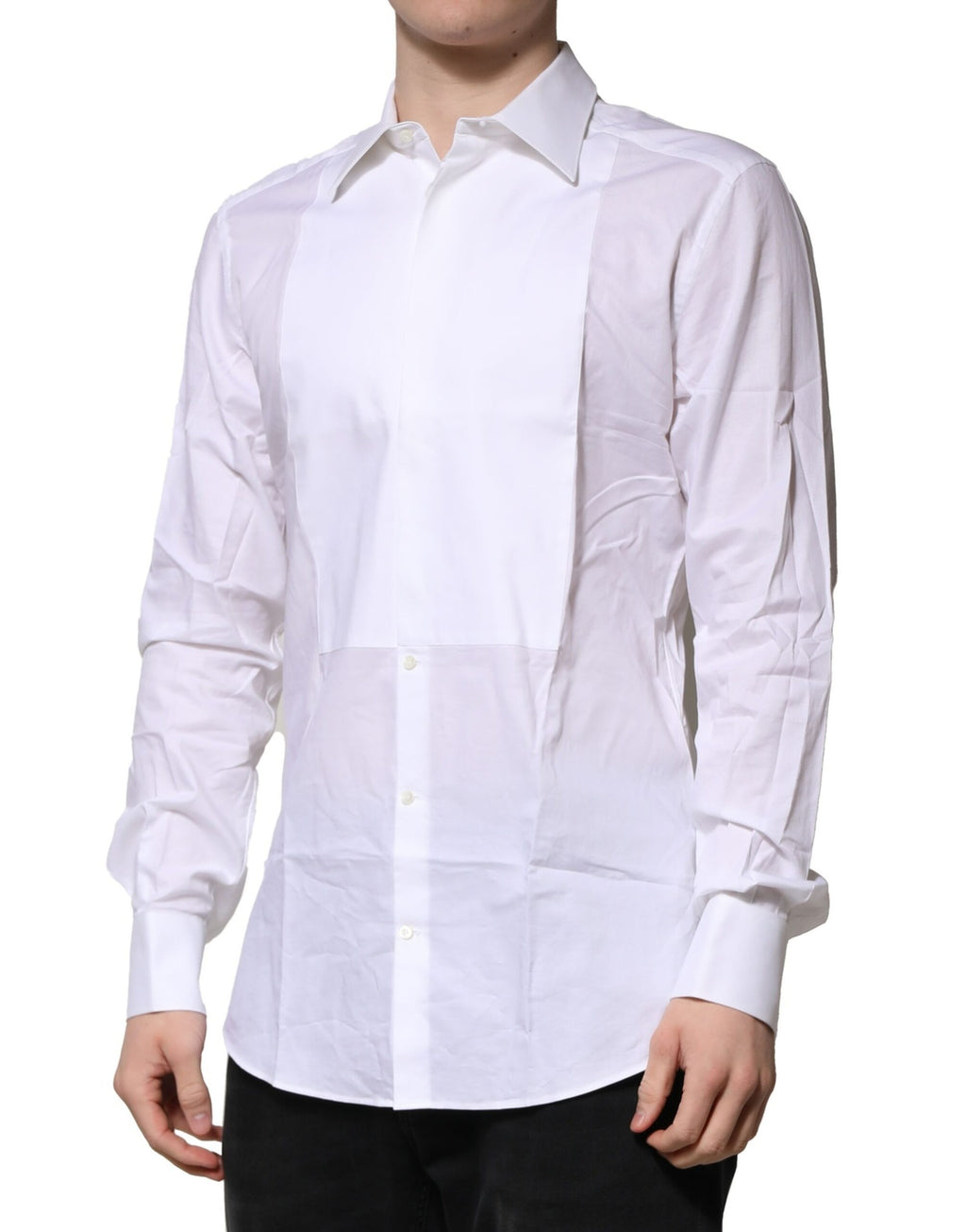 Dolce & Gabbana White Dress Shirt for Men detail view