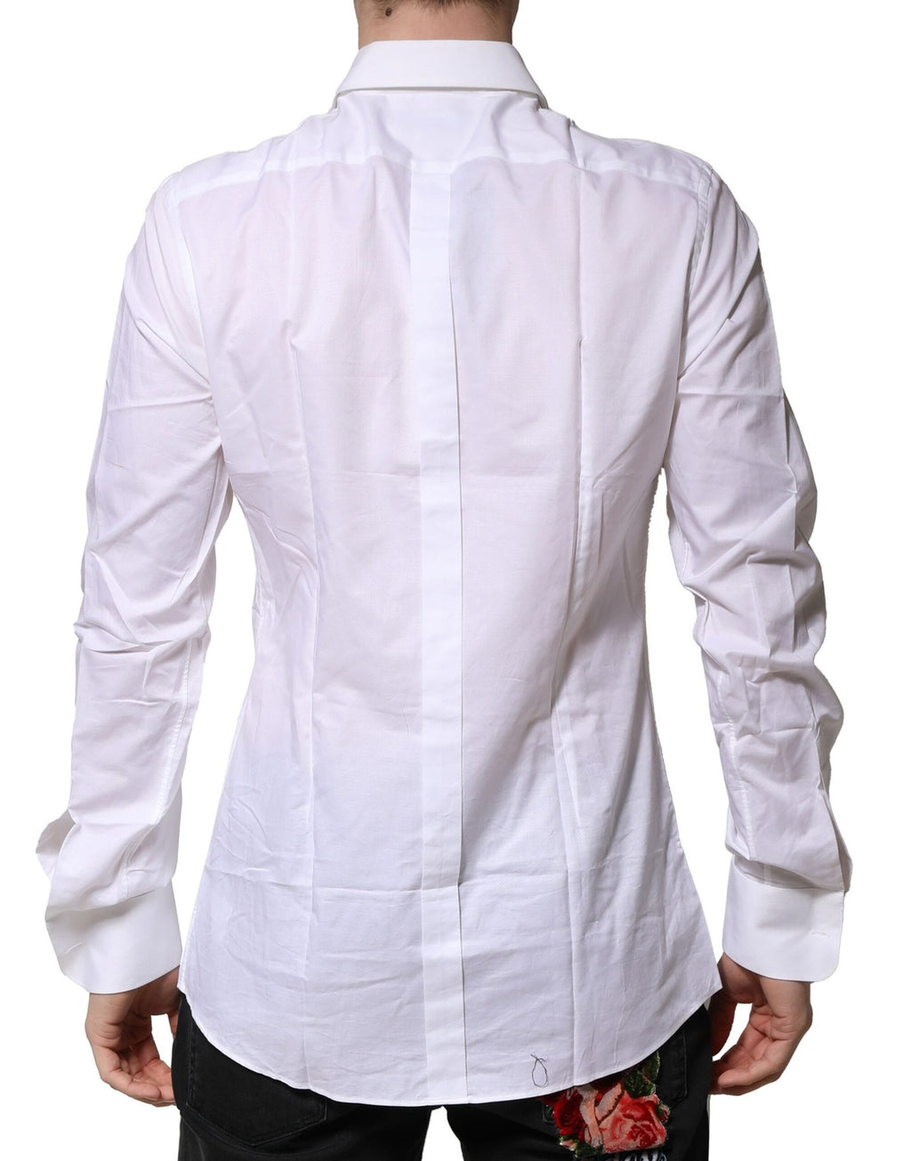 Dolce & Gabbana White Dress Shirt for Men side view
