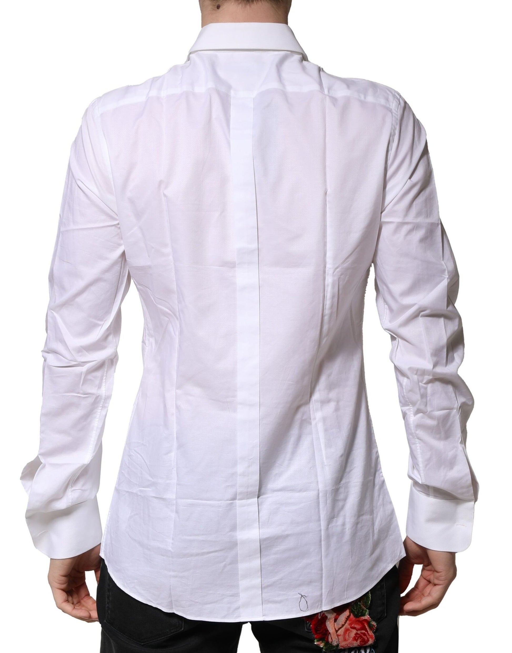 Dolce & Gabbana White Dress Shirt for Men side view