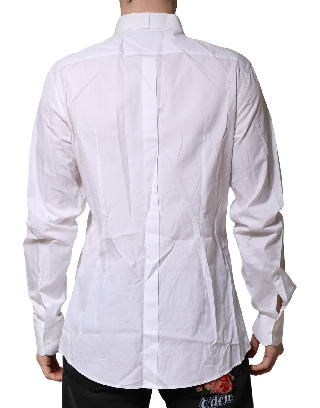Dolce & Gabbana White Dress Shirt for Men side view