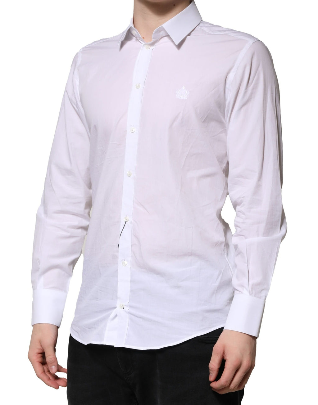 Dolce & Gabbana White Dress Shirt for Men detail view