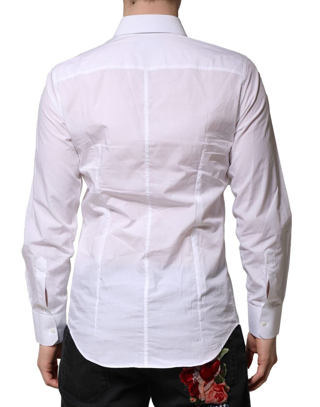 Dolce & Gabbana White Dress Shirt for Men side view
