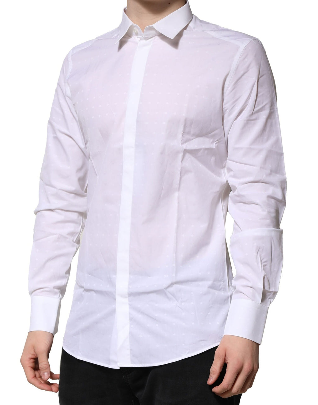 Dolce & Gabbana White Dress Shirt for Men detail view