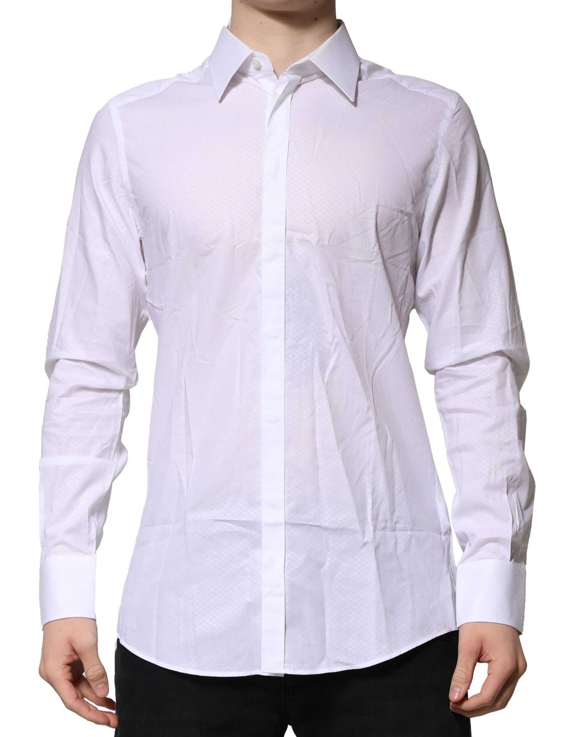 Dolce & Gabbana White Dress Shirt for Men