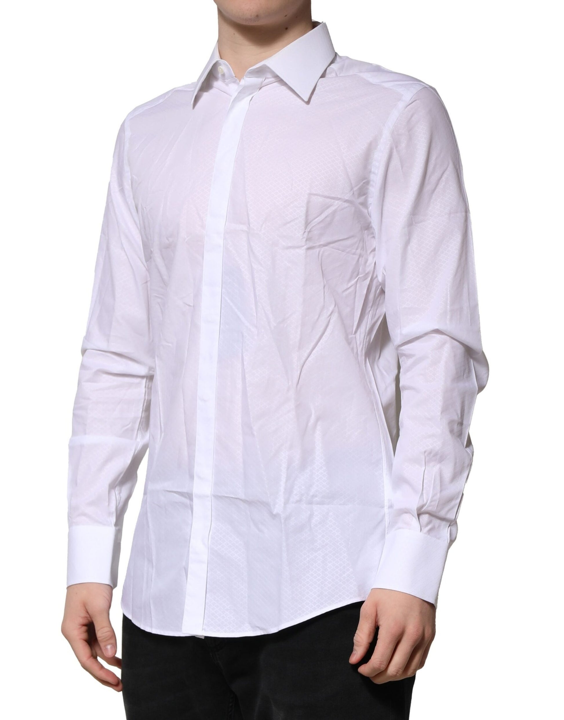 Dolce & Gabbana White Dress Shirt for Men detail view