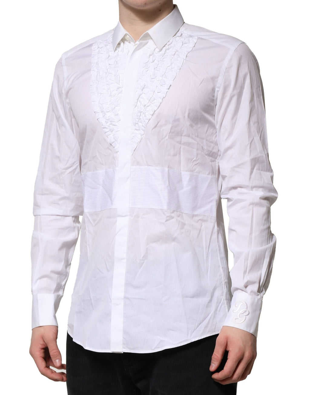 Dolce & Gabbana White Dress Shirt for Men detail view