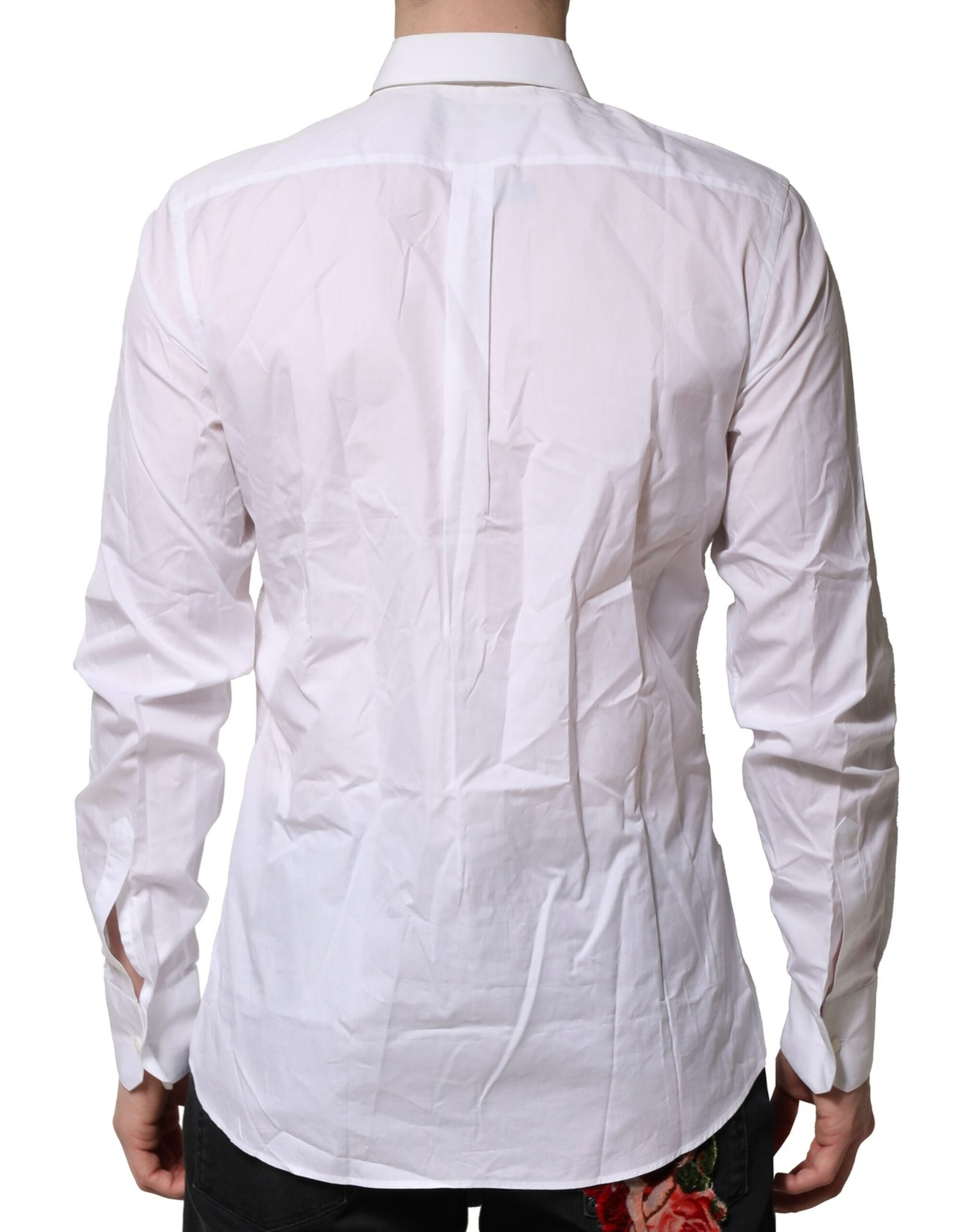 Dolce & Gabbana White Dress Shirt for Men side view