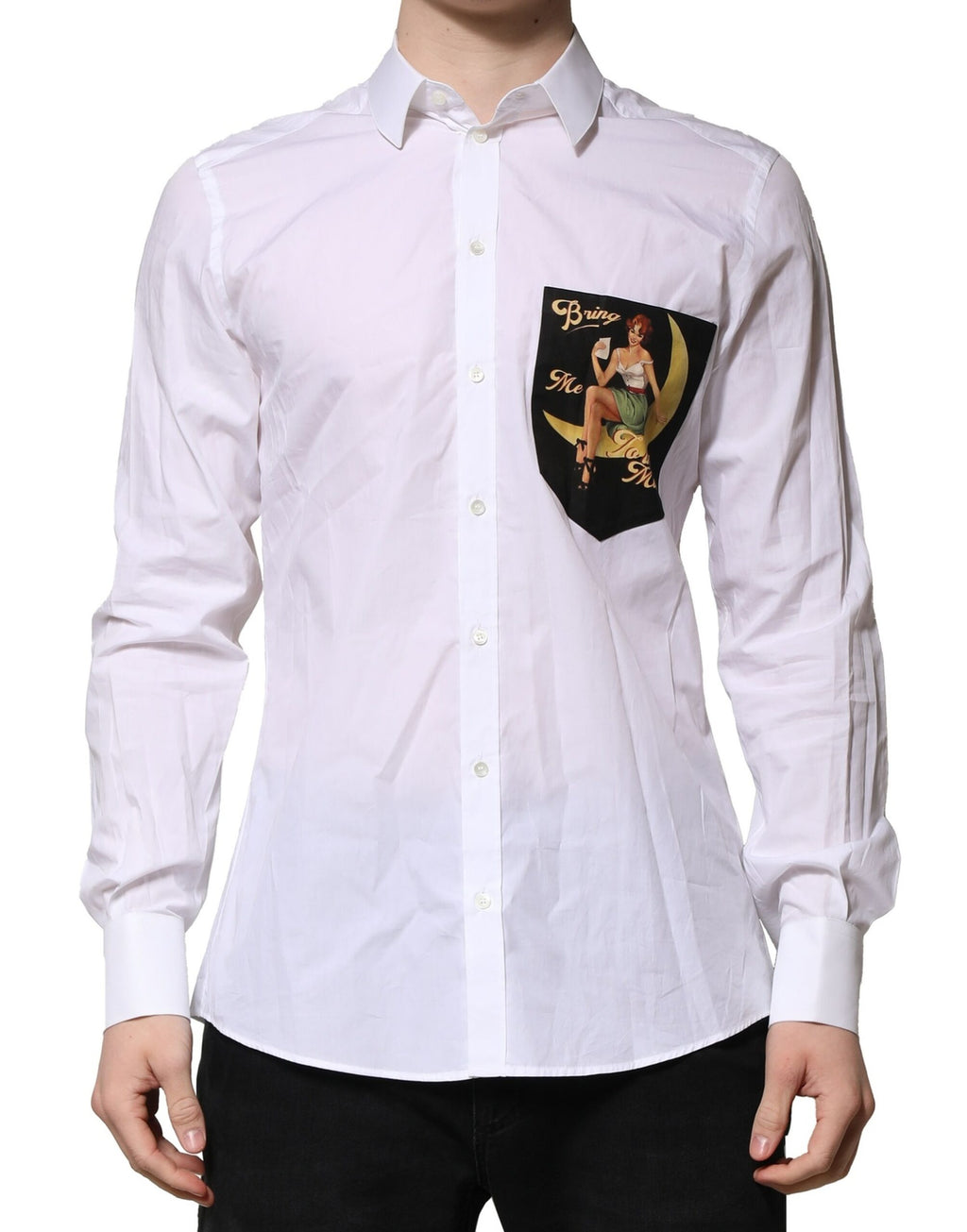 Dolce & Gabbana White Dress Shirt for Men