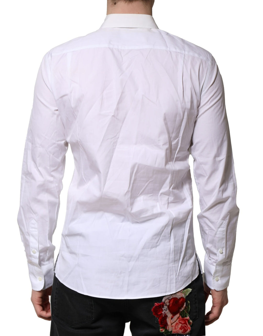 Dolce & Gabbana White Dress Shirt for Men side view