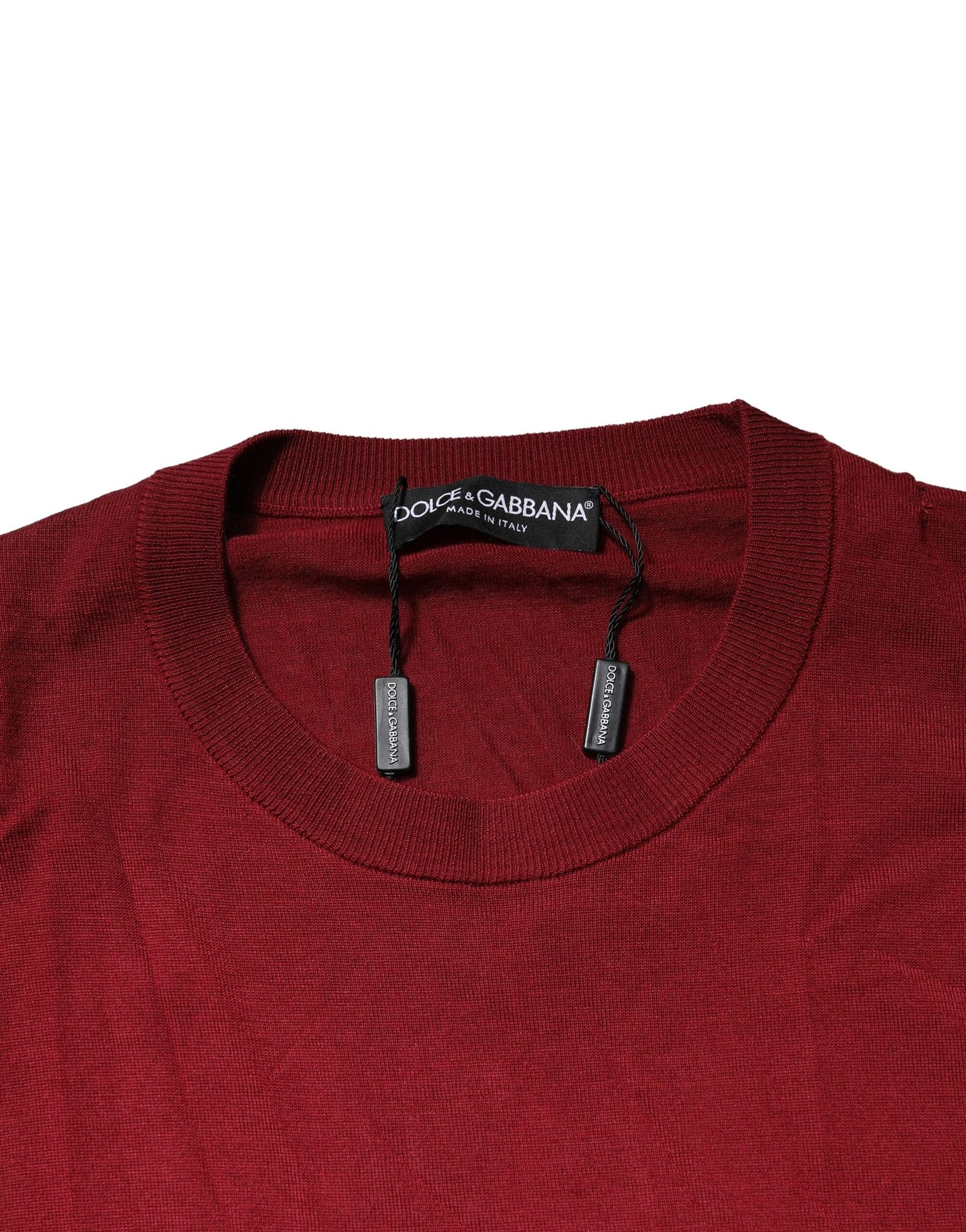 Dolce & Gabbana Red Cashmere for Men side view