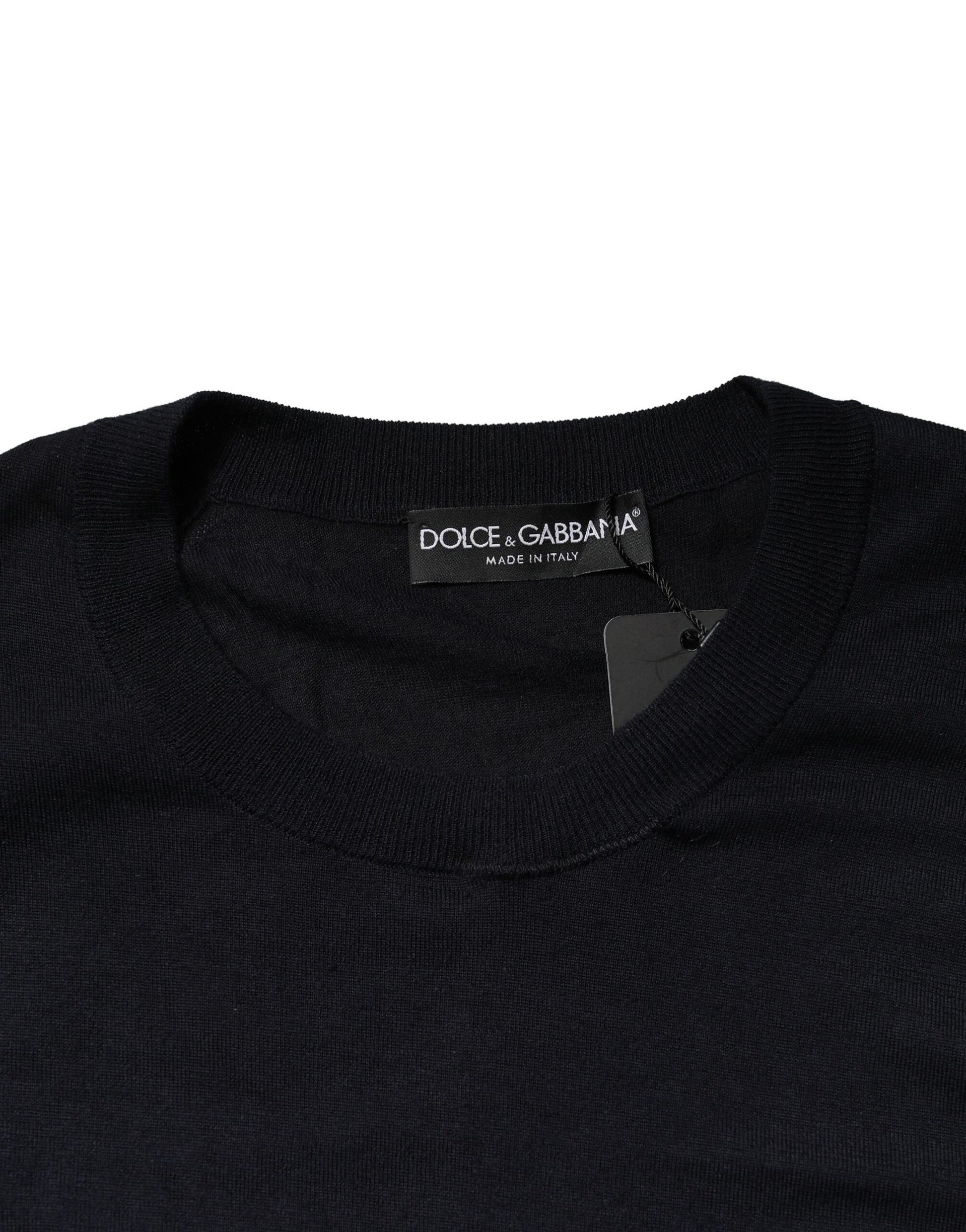 Dolce & Gabbana Black Cashmere for Men side view