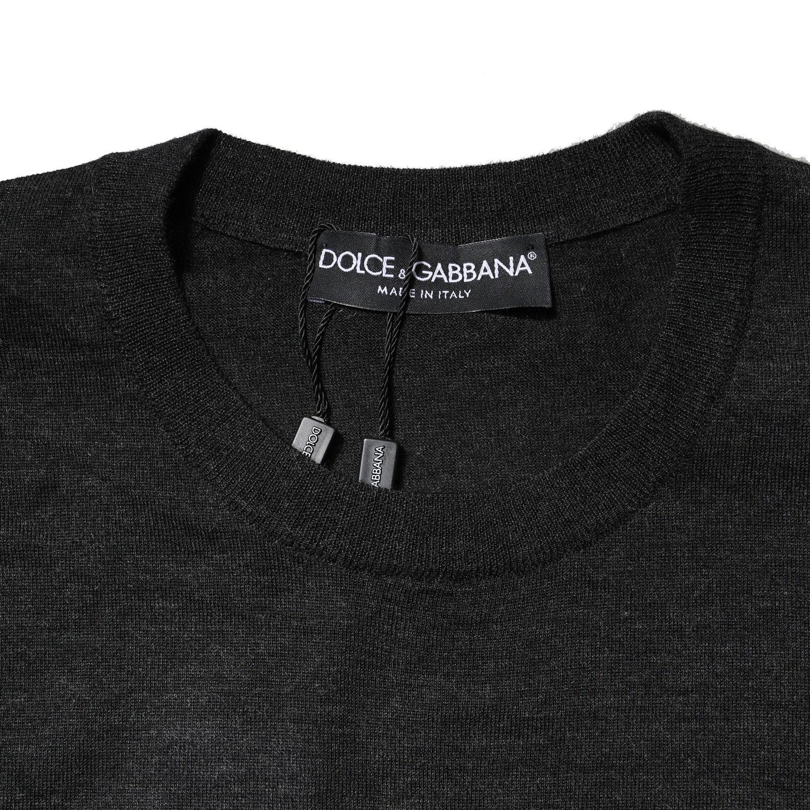 Dolce & Gabbana Grey Cashmere for Men side view
