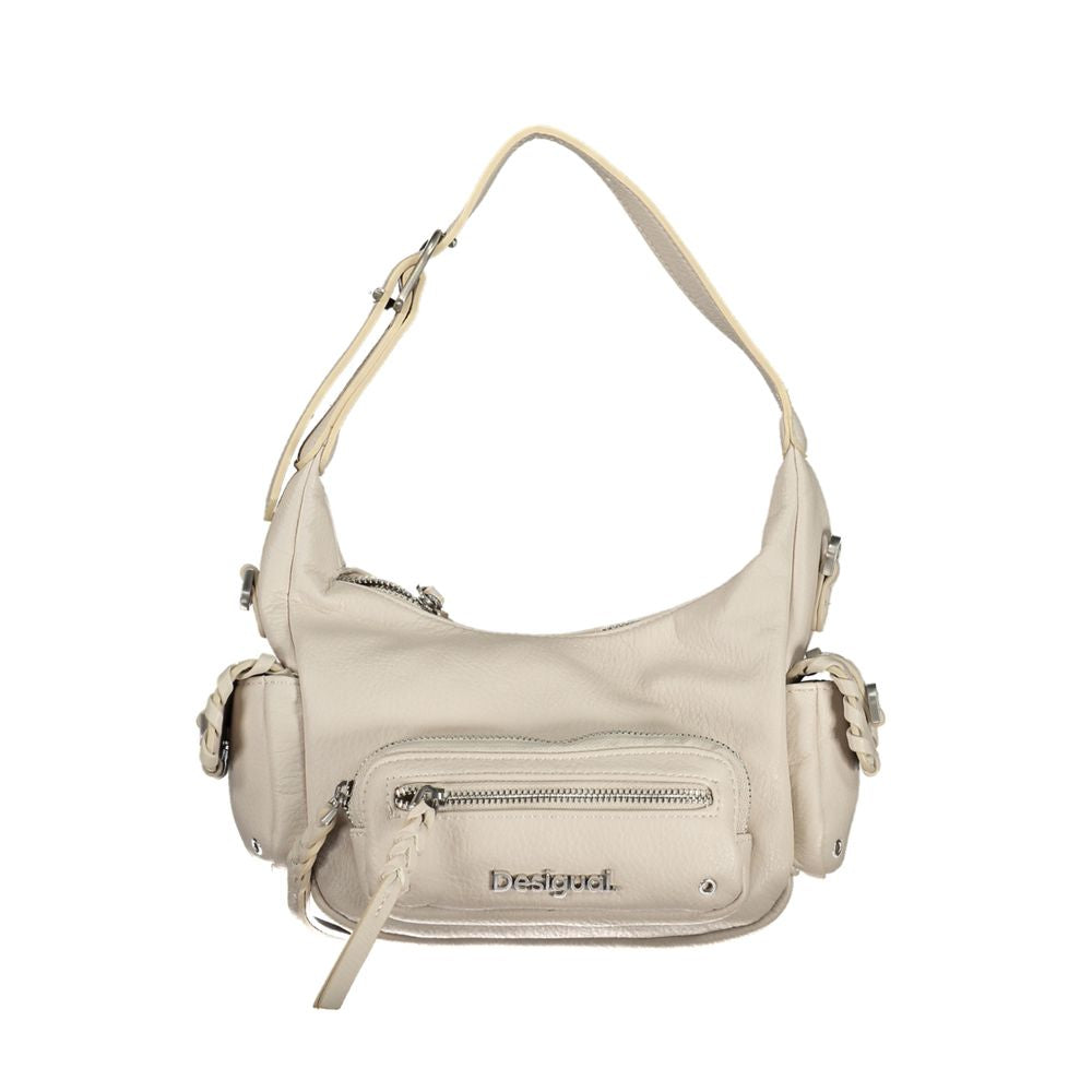 Sac à main Desigual blanc en polyuréthane pour femme