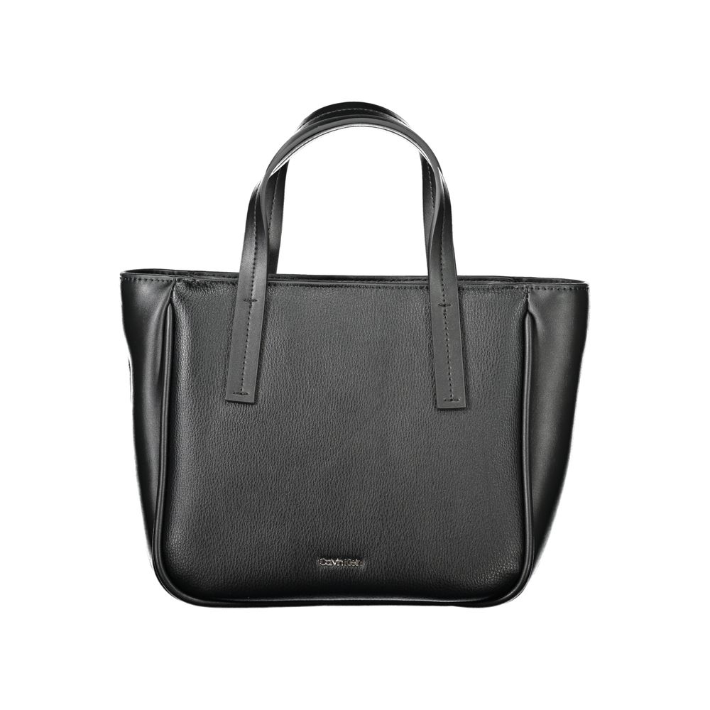 Sac à main noir en polyéthylène Calvin Klein pour femme