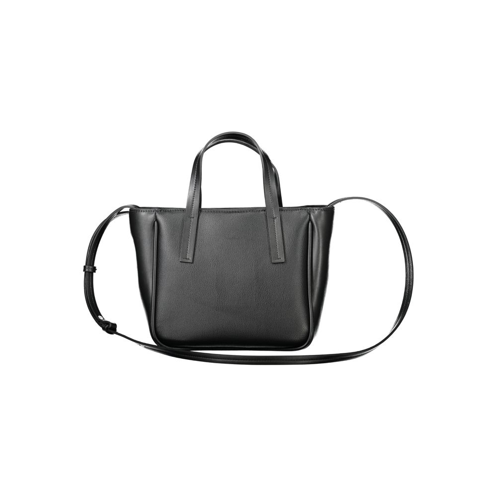 Sac à main noir en polyéthylène Calvin Klein pour femme
