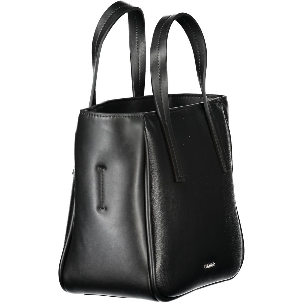 Sac à main noir en polyéthylène Calvin Klein pour femme