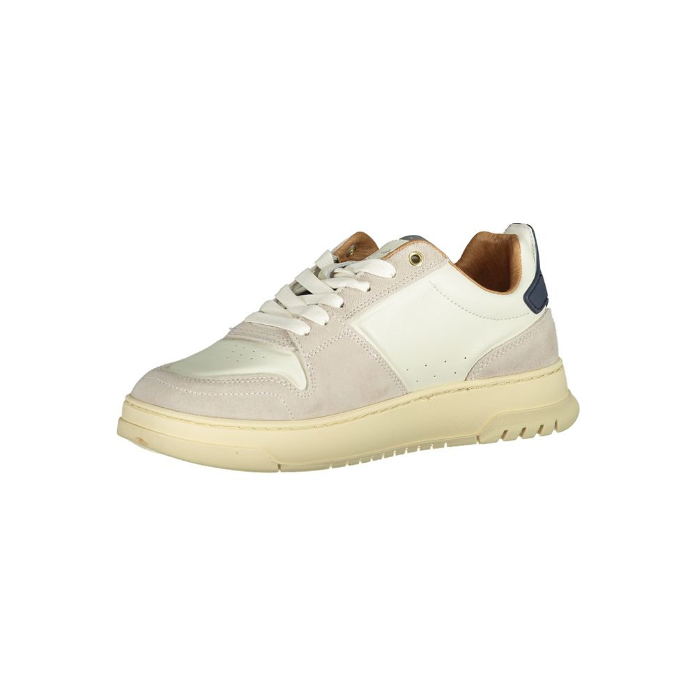 Blauer Baskets montantes homme en polyuréthane blanc