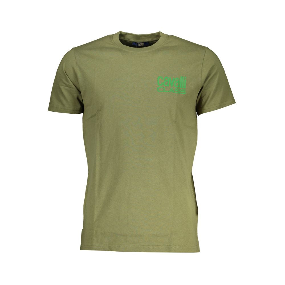Cavalli Class Green T-Shirt for Men