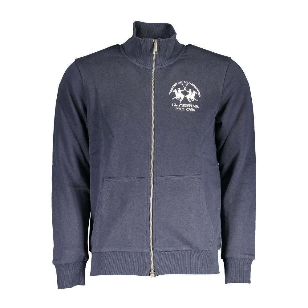 La Martina Blue Sweatshirt for Men