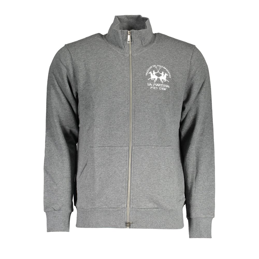 La Martina Grey Sweatshirt for Men