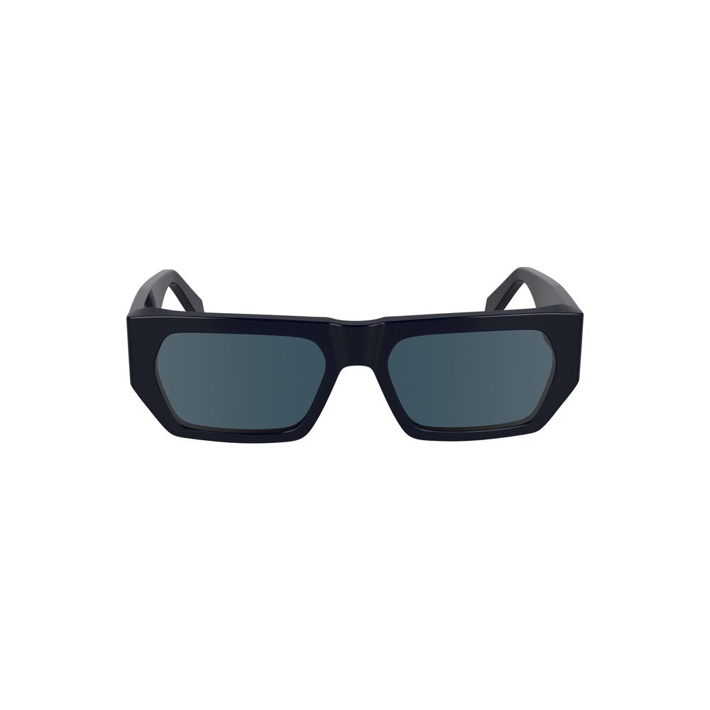 Lunettes de soleil Calvin Klein bleues en acétate pour femme