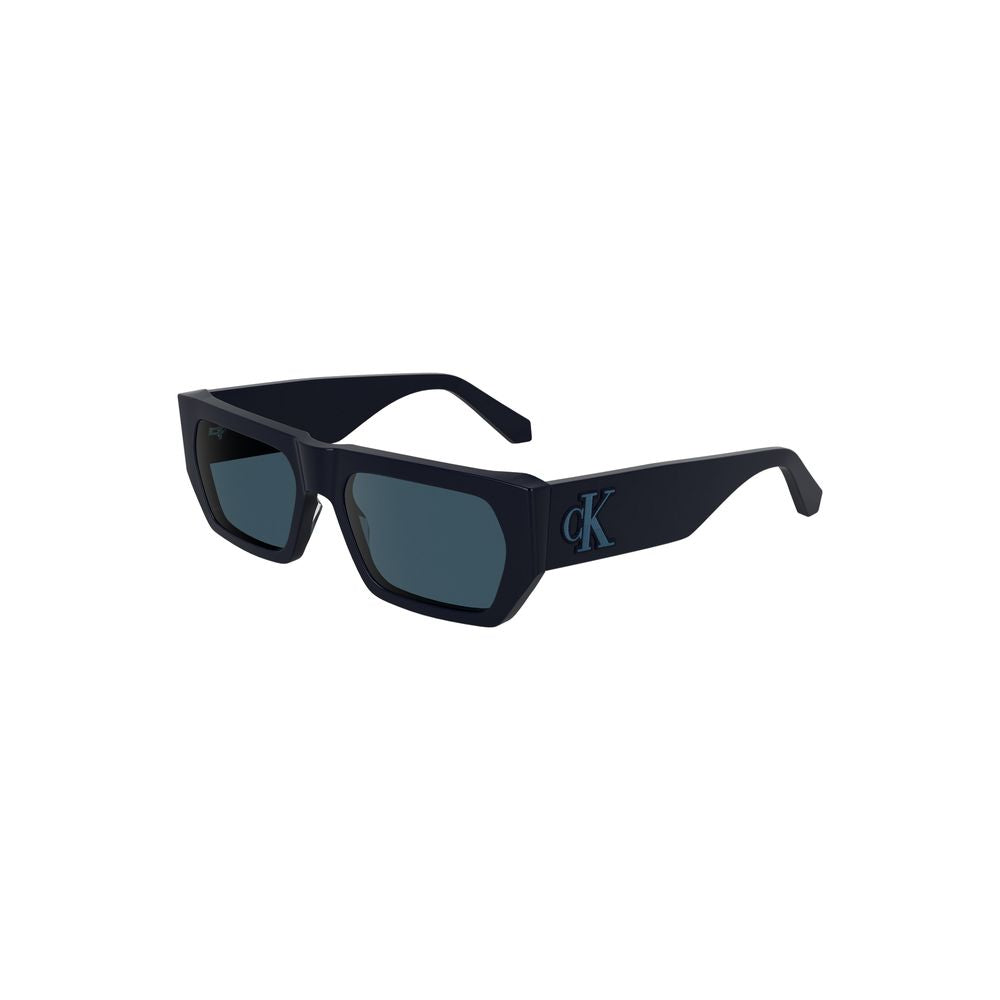 Lunettes de soleil Calvin Klein bleues en acétate pour femme