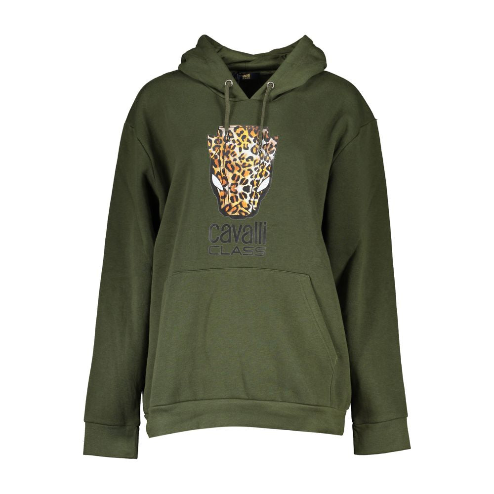 Cavalli Class Green Sweatshirt for Women