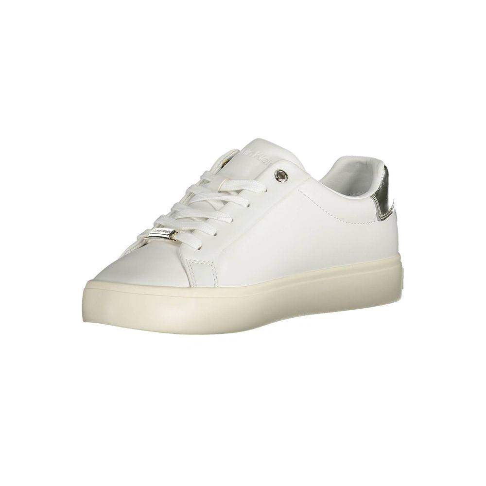 Calvin Klein White Athletic Sneakers for Women detail view